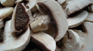 Картинка по теме - как резать шампиньоны