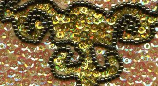 Картинка по теме - как обшивать пайетками