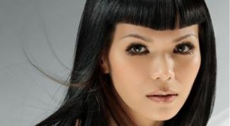 Картинка по теме - как выстричь косую челку