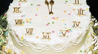 Картинка по теме - как украсить торт к новому году