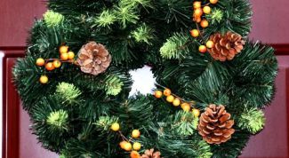 Картинка по теме - как сделать рождественский венок своими руками