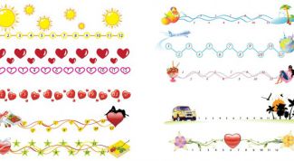 Картинка по теме - как вставить линеечку