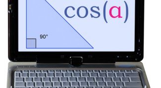 Картинка по теме - как найти косинус угла прямоугольного треугольника