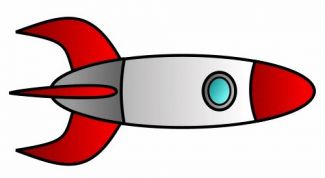 Картинка по теме - как нарисовать космическую ракету