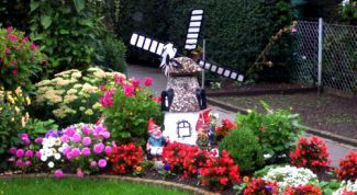 Картинка по теме - как построить декоративную ветряную мельницу