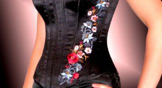 Картинка по теме - как украсить корсет