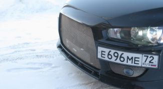 Картинка по теме - как установить сетку на бампер