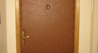 Картинка по теме - как обтянуть дверь