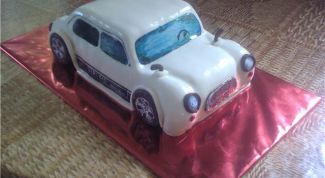 Картинка по теме - как сделать торт машинку