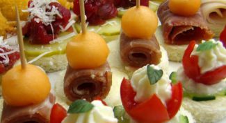 Картинка по теме - как украсить канапе