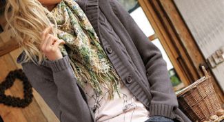 Картинка по теме - как связать длинный кардиган