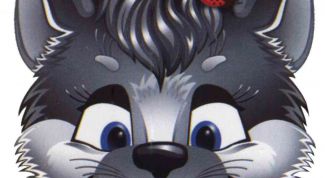 Картинка по теме - как сделать маску волка из бумаги