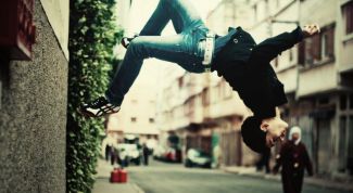 Картинка по теме - как сделать сложный прыжок от стены