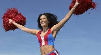 Картинка по теме - как делать помпоны для групп поддержки