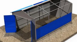 Картинка по теме - как построить металлический гараж