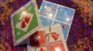 Картинка по теме - как сделать новогоднюю открытку своими руками