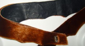 Картинка по теме - как завязывать пояс на шубе