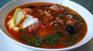 Картинка по теме - как приготовить суп-солянку