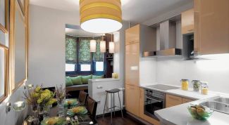 Картинка по теме - как совместить балкон с кухней