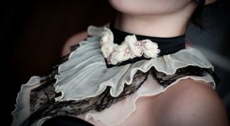 Картинка по теме - как сшить воротник жабо