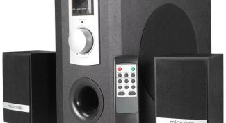 Картинка по теме - как подключить сабвуфер к активным колонкам