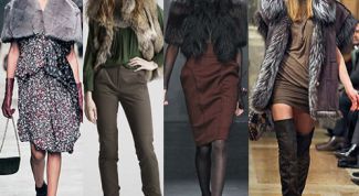 Картинка по теме - как носить меховые жилетки