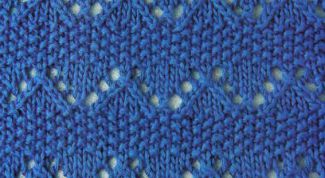 Картинка по теме - как связать ажурный узор спицами