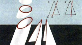 Картинка по теме - как построить сечение конуса