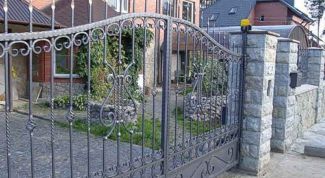 Картинка по теме - как сделать забор с воротами