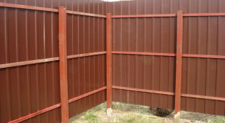 Картинка по теме - как поставить металлический забор