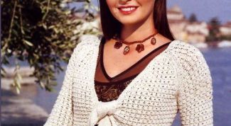 Картинка по теме - как связать короткий жакет