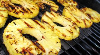 Картинка по теме - как жарить ананас