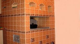 Картинка по теме - как класть плитку на печь