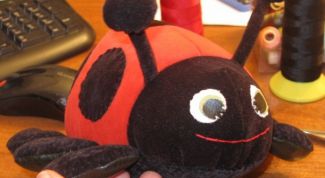 Картинка по теме - как сшить божью коровку