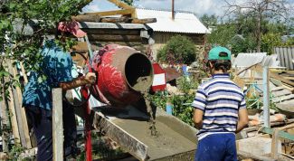 Картинка по теме - как мешать бетон