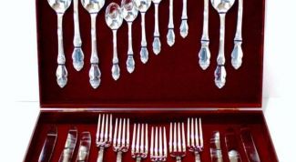 Картинка по теме - как почистить столовый набор из мельхиора 