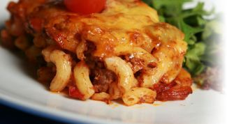 Картинка по теме - как приготовить макаронную запеканку