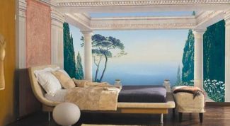 Картинка по теме - как клеить фотообои на стену