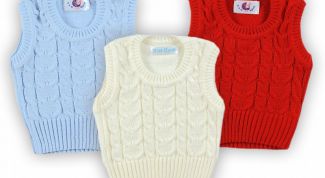 Картинка по теме - как связать жилет спицами для ребенка