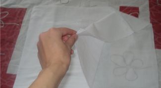 Картинка по теме - как складывать марлевый подгузник