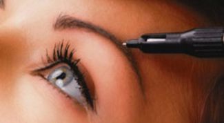 Картинка по теме - как осветлить татуаж бровей