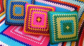 Картинка по теме - как вязать бабушкин квадрат