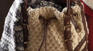 Картинка по теме - как связать сумочку спицами