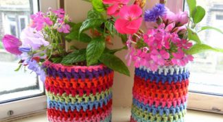Картинка по теме - как украсить кашпо
