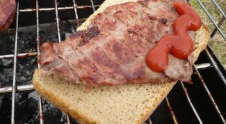 Картинка по теме - как готовить на решетке