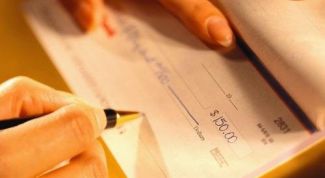 Картинка по теме - как заполнить банковский чек