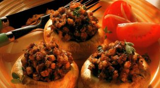 Картинка по теме - как запечь шампиньоны в духовке