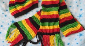 Картинка по теме - как вязать несколькими цветами