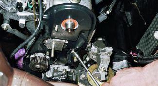 Картинка по теме - как снять ремень грм ваз