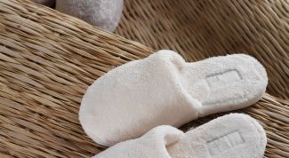 Картинка по теме - как сшить комнатные тапочки